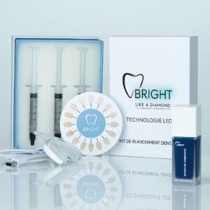Pack Blanchiment Dentaire Brighteeth : Technologie LED + Correcteur V34